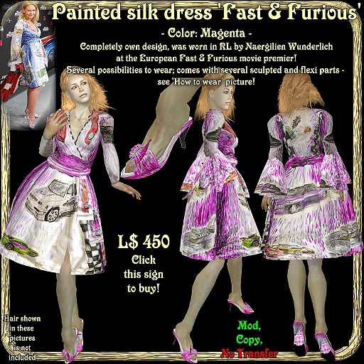 As usual, the dress is availabl...